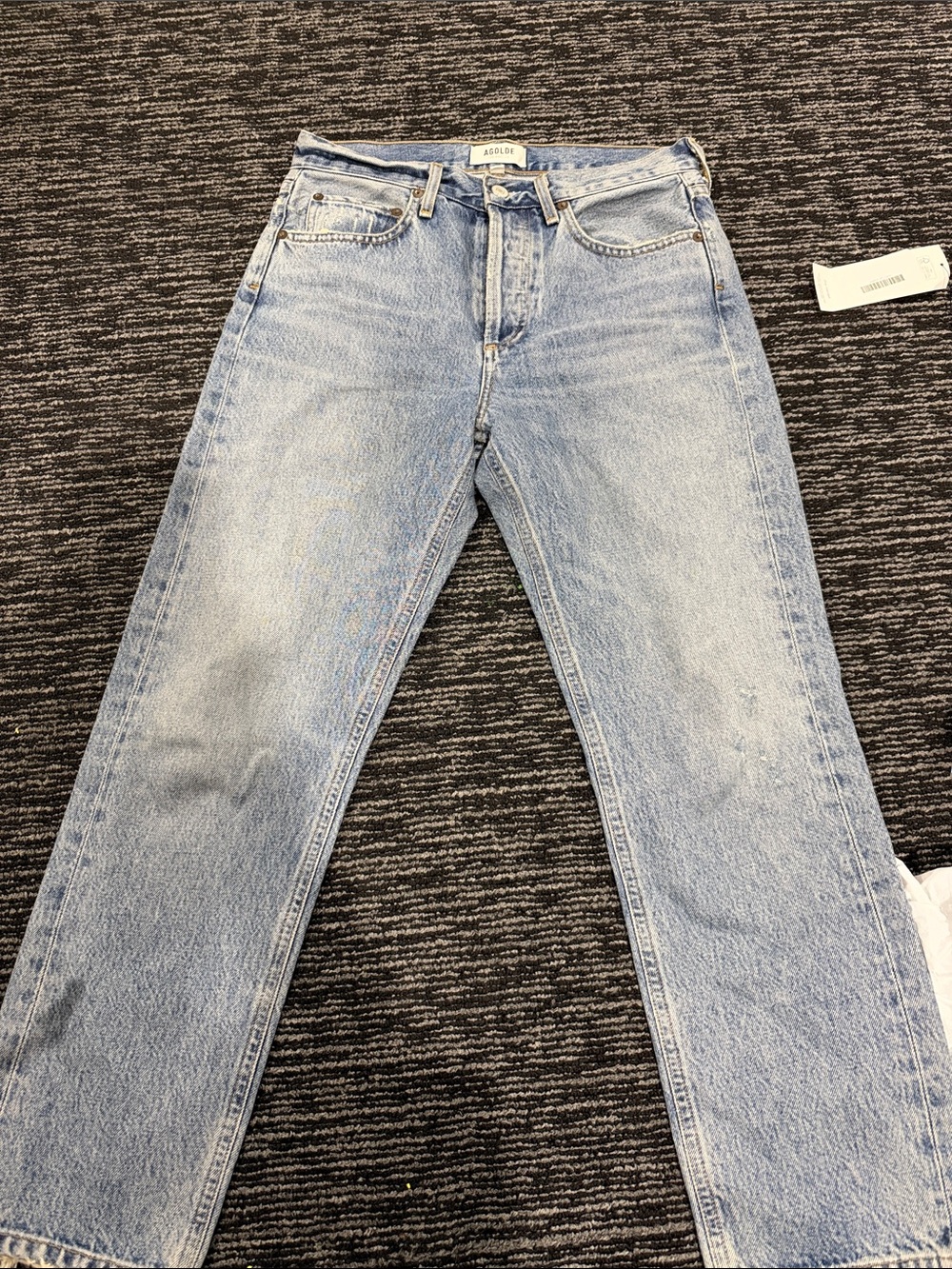 Agolde Light Blue Straight Leg Women’s Jeans